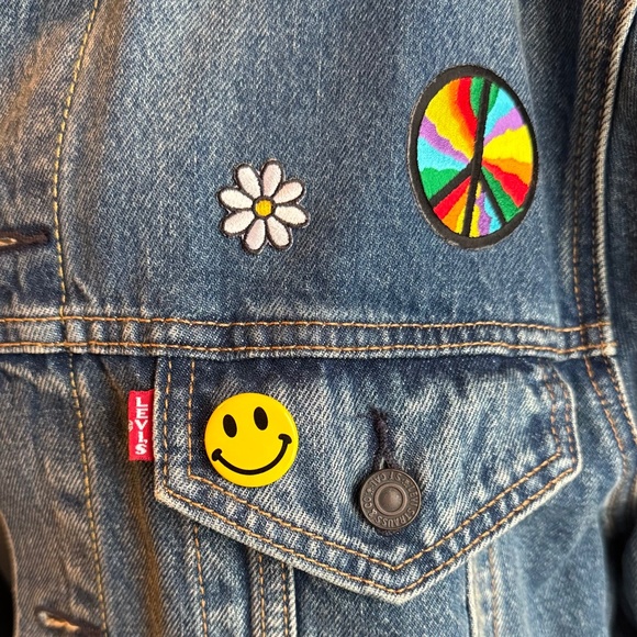 Daisy Jones and the Six crew gift Levi’s Jean jacket XL Virgil style - Picture 4 of 12